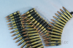 Bullet belt (big rounds) fullbrass with copper tip