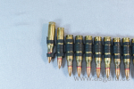 Bullet belt (standard rounds) fullbrass with copper tip